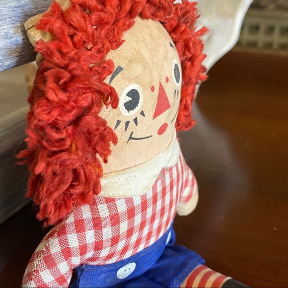 Vintage Raggedy Andy Plush Stuffed Doll Toy - Picture 4 of 15